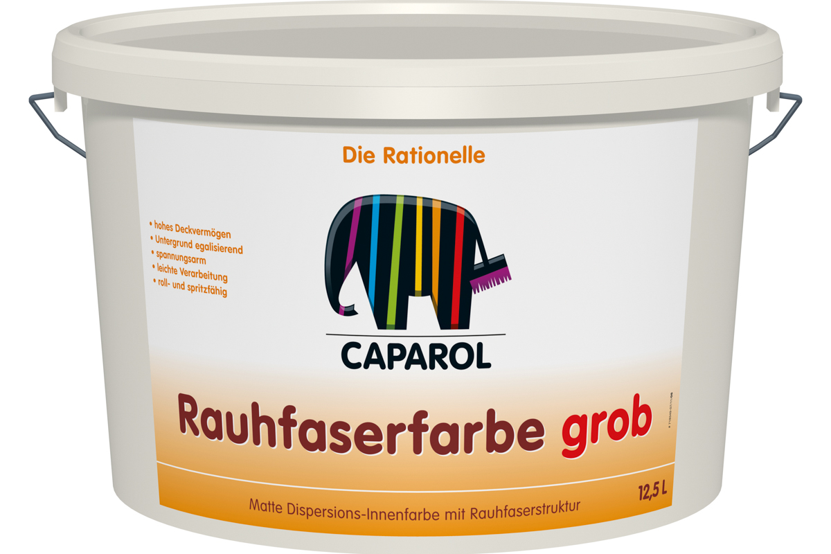 Caparol Rauhfaserfarbe grob 12,5 lt